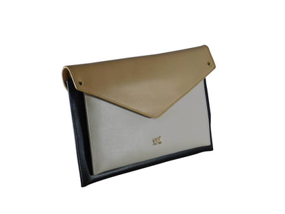 Damen Leder Clutch