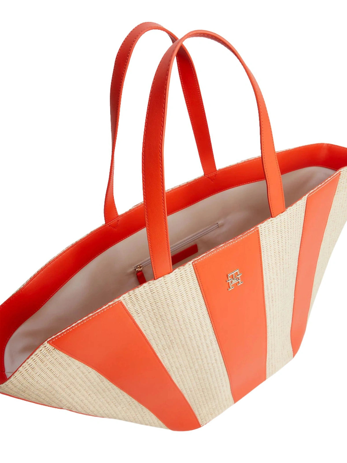 TH Travel Beach Tote Rot/Beige