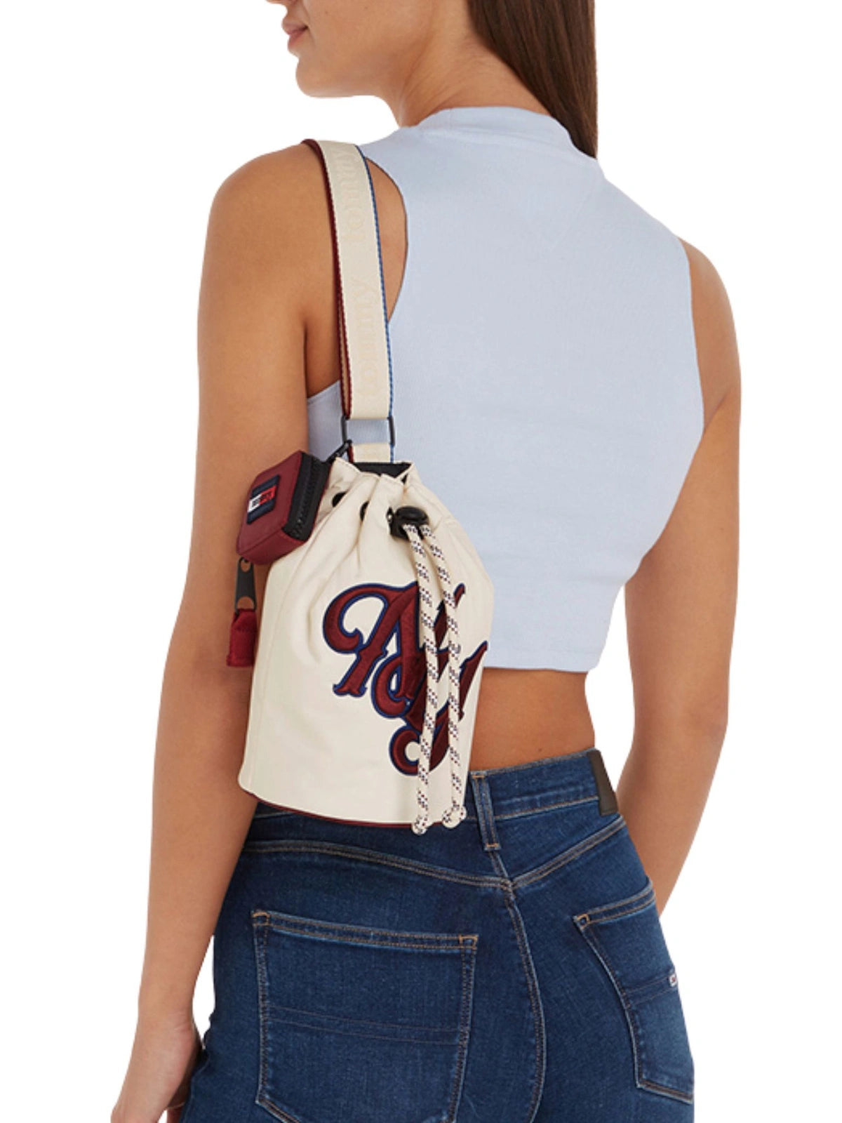 TJC Drawstring Bag NY Creme