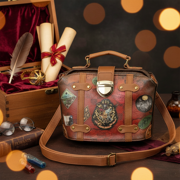 Railway Doctor Shoulder Bag Brown Vintage