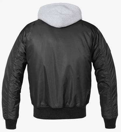 Hooded MA1 Bomber Jacke Herren Wasserabweisend Kapuze