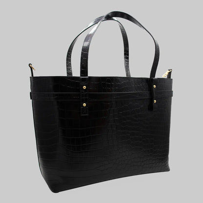 Damen Leder Shopper