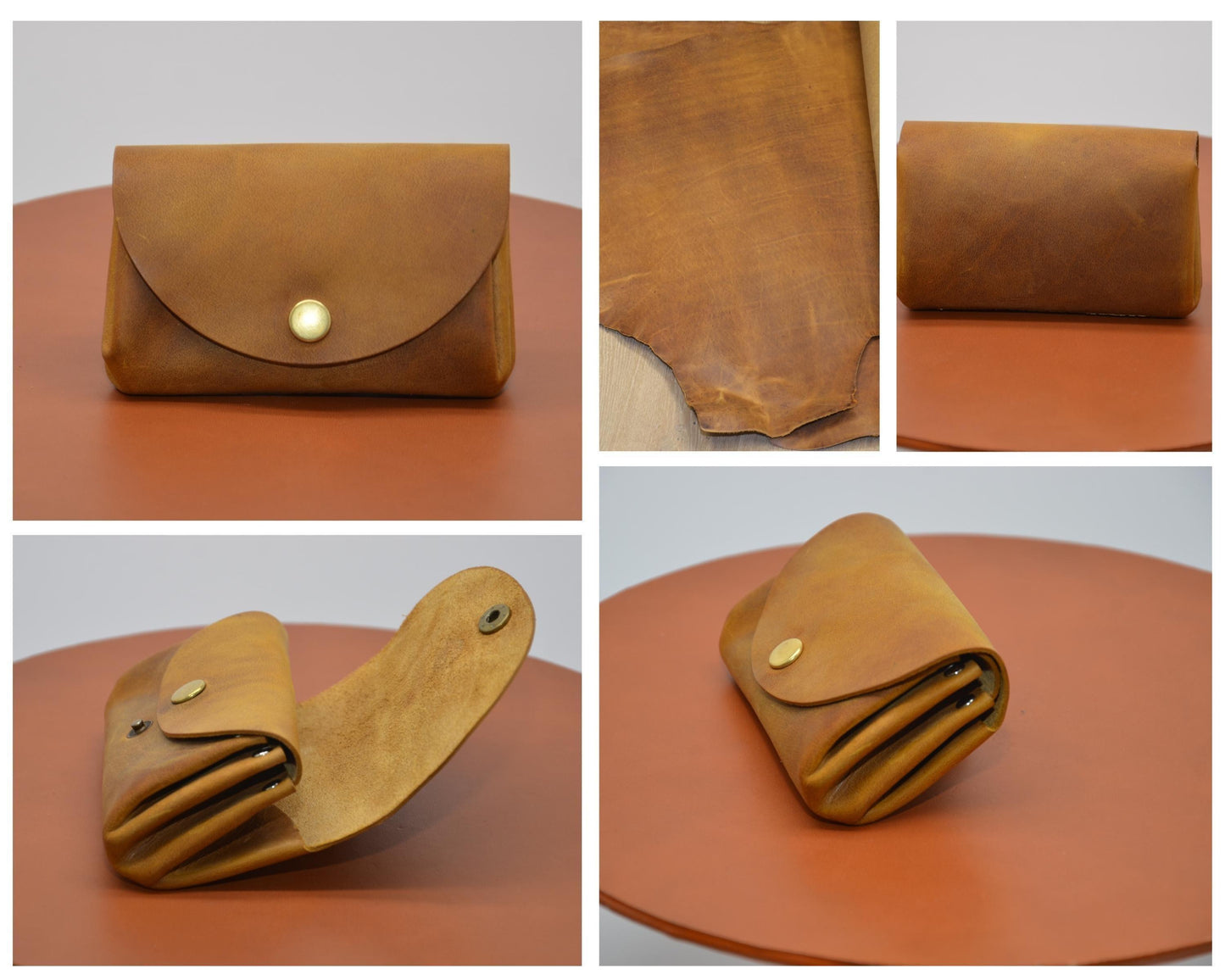 Frauen Geldbeutel Minimalistisch Klein Portemonnaie Damen