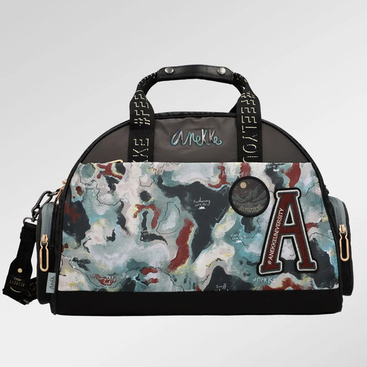 Anekke Nature Woods Voice reistas van polyester, zwart-grijs - milieuvriendelijk en geschikt voor trolleys