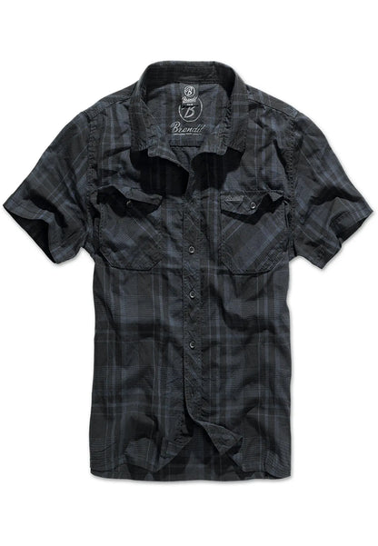 Roadstar Shirt Herren Sommer Baumwolle Kurzarm Hemd