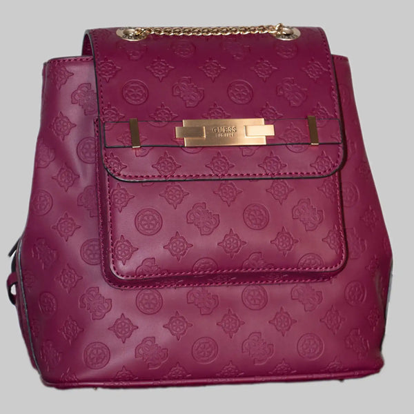 Burgundy 4G Print Backpack
