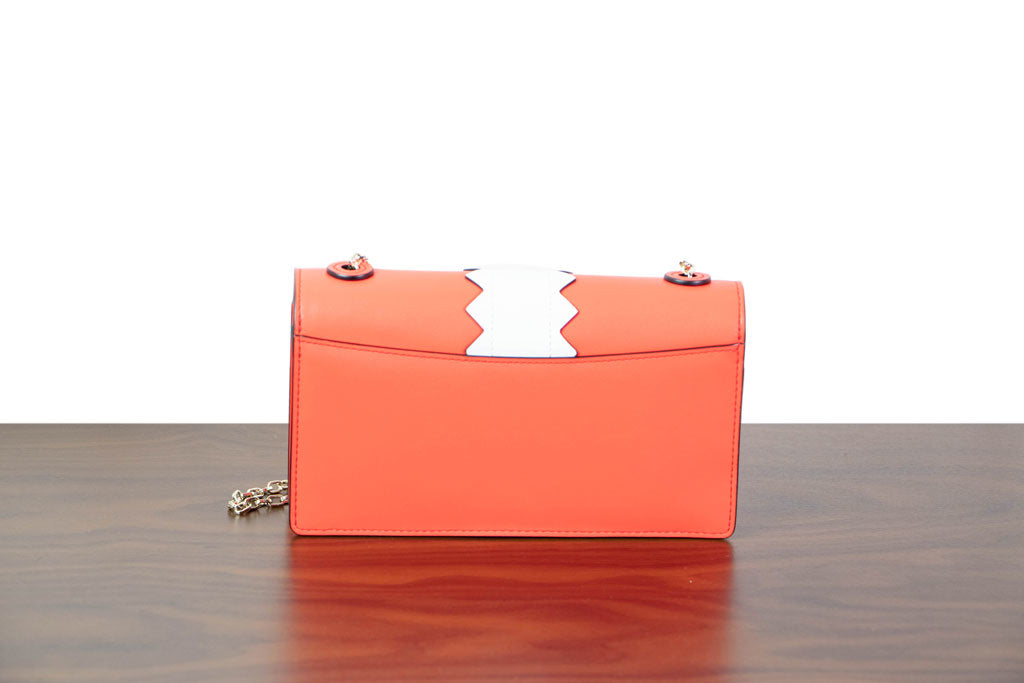 Damen Leder Clutch