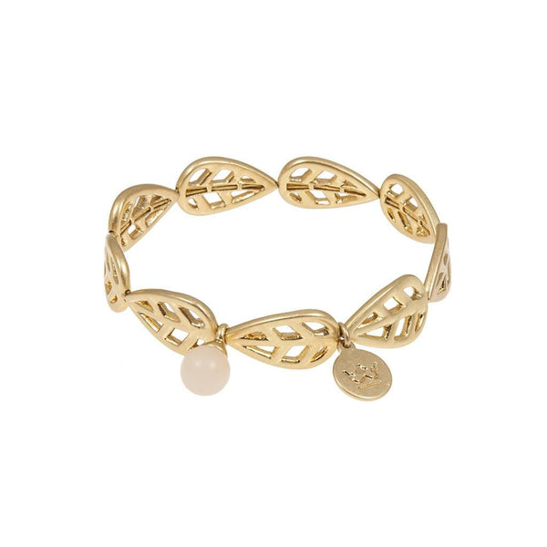 SENCE Copenhagen Armband Vergoldet - Mit gelbem Stein 18cm